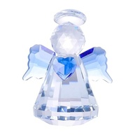 Estatueta de Anjo de Cristal - Decoração de Natal Elegante e Brilhante - imagem 4