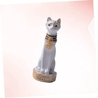 Estátua de Gato Branco em Resina - Decoração Criativa e Charmosa para Mesa - imagem 5