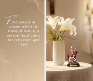 Estátua de São Martinho Caballero 12,7 cm com Cartão de Oração - Decoração Sagrada para Altar e Casa - imagem 5