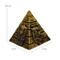 Estatueta Miniatura Pirâmide Egípcia - Decoração com Simbolismo e Estilo para Escritório e Ambientes - imagem 4