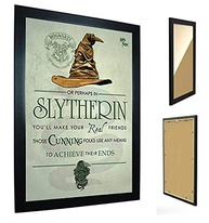 Quadro com Moldura Harry Potter Sonserina Slytherin - Decoração Mágica para Fãs - imagem 1