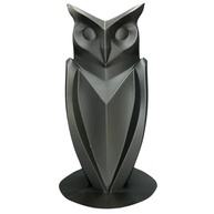 Decoração Coruja 3D Preta - Charmosa e Moderna para Ambientes Criativos - imagem 2