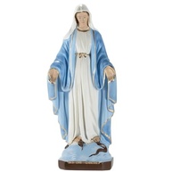 Imagem de Nossa Senhora das Graças 40cm em Gesso - Escultura Católica para Decoração e Oração - imagem 2