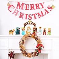 Conjunto de Presépio de Madeira Spiareal - 11 Peças para Decoração de Natal - imagem 5