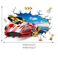 Decalques de Parede 3D Runtoo - Carros de Corrida para Decoração Infantil e Adulta - imagem 5