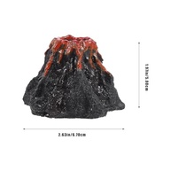 Mini Estátua de Vulcão em Resina - Decoração Artesanal para Jardim, Casa e Aquários - imagem 4