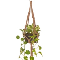 Suporte de Corda Macramê 70 cm para Vasos de Plantas - Bege | Decoração Elegante e Sustentável - imagem 1