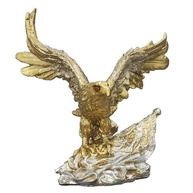Estatueta Águia Decorativa em Resina - Escultura de Alta Qualidade para Decoração de Ambientes - imagem 5