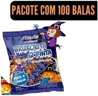 Bala Bruxolita Doce Halloween Pacote com100 Balas Decoração - imagem 1