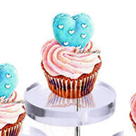 Suporte Acrílico para Cupcakes e Bijuterias – Ideal para Festas e Decoração - imagem 2