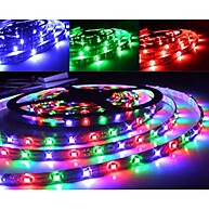 Fita LED RGB 5050 5m com Controle e Fonte – Iluminação Gamer e Decoração - imagem 1