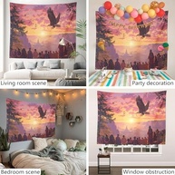 Tapeçaria Decorativa Engraçada 86x101cm - Flor para Decoração de Parede Quarto e Sala de Estar - imagem 5