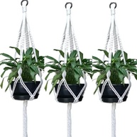 Suporte de Macramê para Vasos de Planta 70cm - Decoração Elegante e Sustentável - imagem 5