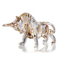 Estátua de Cristal Feng Shui Touro da Riqueza - Decoração de Mesa e Escritório com Simbolismo de Prosperidade - imagem 2