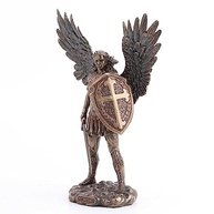 Estátua do Arcanjo São Miguel - Veronese Design 04183 | Decoração Religiosa em Bronze - imagem 5