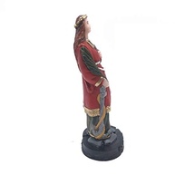 Imagem de Santa Filomena em Resina Maciça 15 cm - Decoração Sagrada com Detalhes Exclusivos - imagem 4