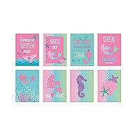 Decoração Festa Sereia: Kit 8 Cartazes Cromus - imagem 1