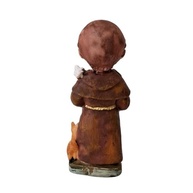Estátua de São Francisco de Assis Infantil em Resina - 8 cm | Decoração e Fé Católica - imagem 5