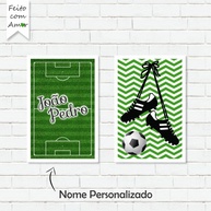 Decoração Futebol Infantil: Kit de Placas 30x20 - imagem 1