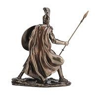 Estátua Rei Espartano Leonidas 19,5 cm - Resina Bronze Fundida a Frio - Decoração e Colecionismo - imagem 5