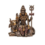 Estátua Miniatura de Shiva em Resina - Decoração Espiritual e Zen - imagem 4