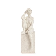 Escultura Feminina em Polirresina - Decoração Elegante para Ambientes Modernos - imagem 1