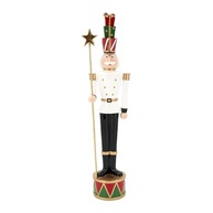 Estatueta de Soldado de Resina com Estrela – Decoração de Natal Quebra-Nozes, 45,7 cm - imagem 2