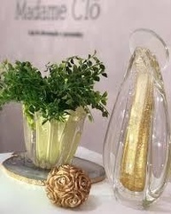 Enfeite em Cristal Murano com Ouro 24k - Imagem de Nossa Senhora | Decoração Elegante e Religiosa - imagem 3