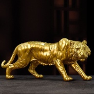 Estátua de Tigre Grande 41,5 cm - Decoração Elegante e Coleção Premium para Casa e Escritório - imagem 1