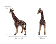Estatueta de Girafa em Cerâmica - 6,5cm - Decoração Fofa e Artística para Casa - imagem 4