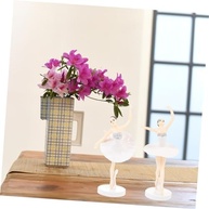 Elegantes Estátuas de Dançarinos em Plástico - 3 Peças para Decoração de Casa e Escritório - imagem 5