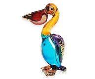 Estatueta de Pelicano em Vidro Pintado à Mão - Decoração Exclusiva e Encantadora - imagem 5
