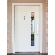 Crucifixo de Parede 18 cm em Madeira Natural - Decoração Religiosa Elegante e Sagrada - imagem 3