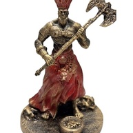 Escultura Xangô Vermelho Vintage 11cm em Resina - Decoração Afro-Brasileira com Estilo - imagem 3