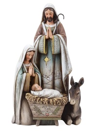 Joseph's Studio por Roman - Boneco da Sagrada Família 26,7 cm com Burro - Decoração Religiosa de Natal - imagem 1