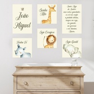 Decoração Safari Baby: Kit de Placas Lindas! - imagem 1