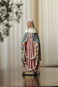 Imagem Nossa Senhora das Lágrimas 30cm em Resina Importada - Decoração Sagrada de Alta Qualidade - imagem 4