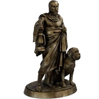 Estátua de Diógenes de Sinope - Filósofo Cínico em Ouro Velho | Decoração e Inspiração Filosófica - imagem 5