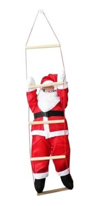 Papai Noel Subindo Escada - Enfeite Natalino Animado para Decoração Mágica - imagem 3