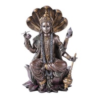 Estátua Hindu de Brahma - 4 Faces com Vedas - Decoração Espiritual em Poliresina - imagem 3