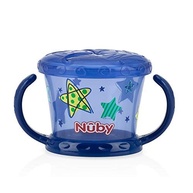 Nuby Porta Lanchinho Decorado Azul - Prático e Divertido para Crianças - imagem 2
