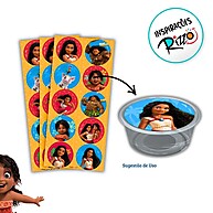 Adesivos Moana 2: 30 Unidades para Decorar! - imagem 2