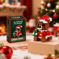 Estatueta de Urso para Decoração de Natal - Peça Decorativa Encantadora - imagem 2