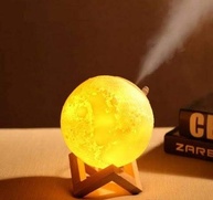 Umidificador Aromatizador e Luminária Lua Decorativa com Luzes 3D | Design Encantador para Ambientes Relaxantes - imagem 3