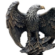 Escultura de Águia em Resina - Estátua Decorativa Moderna para Mesa e Presente Elegante - imagem 5