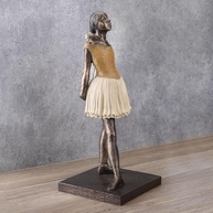 Escultura Bailarina Decorativa em Resina - Estátua Elegante 19cm para Ambientes Sofisticados - imagem 3