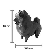 Spitz Alemão Decorativo 10 cm - Toque 3D Branco | Decoração Encantadora para Ambientes - imagem 3