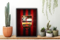 Quadro Decorativo Futebol Mengo - Moldura Preta com Design Exclusivo - imagem 3