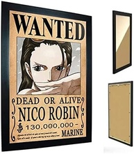 Quadro Decorativo Nico One Piece - Poster Wanted - Design Exclusivo para Fãs - imagem 1