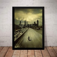 Quadro Decorativo The Walking Dead - Moldura Preta Premium para Fãs - imagem 2